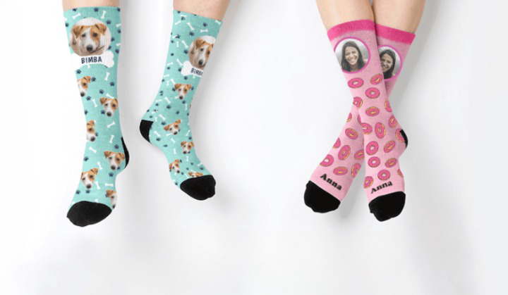 Personalizované ponožky s fotkou