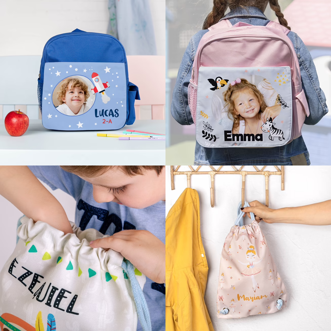 Mochila infantil y mochila de cuerdas personalizadas de Wanapix.es