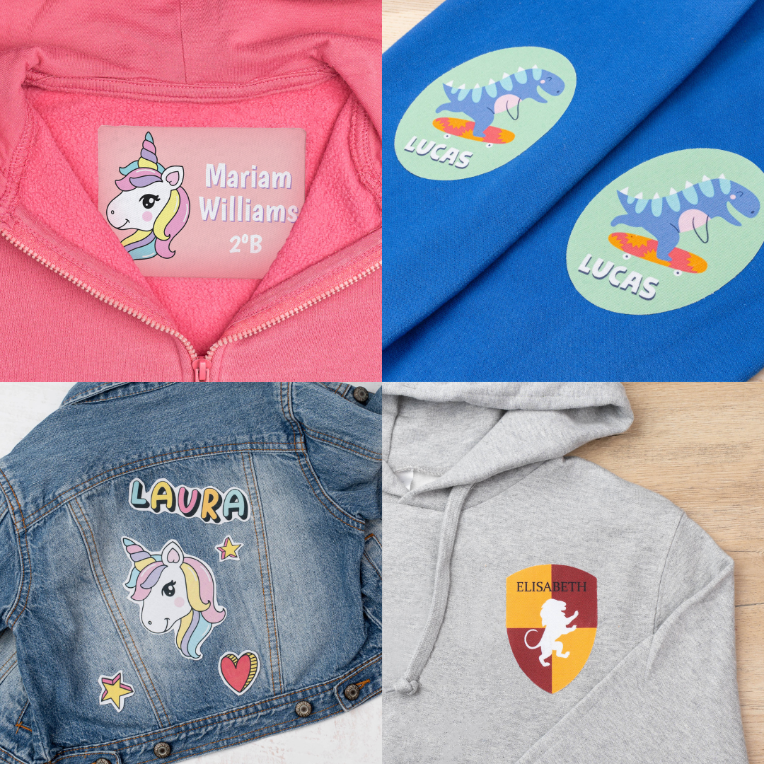 Parches personalizados para etiquetar la ropa de Wanapix.es