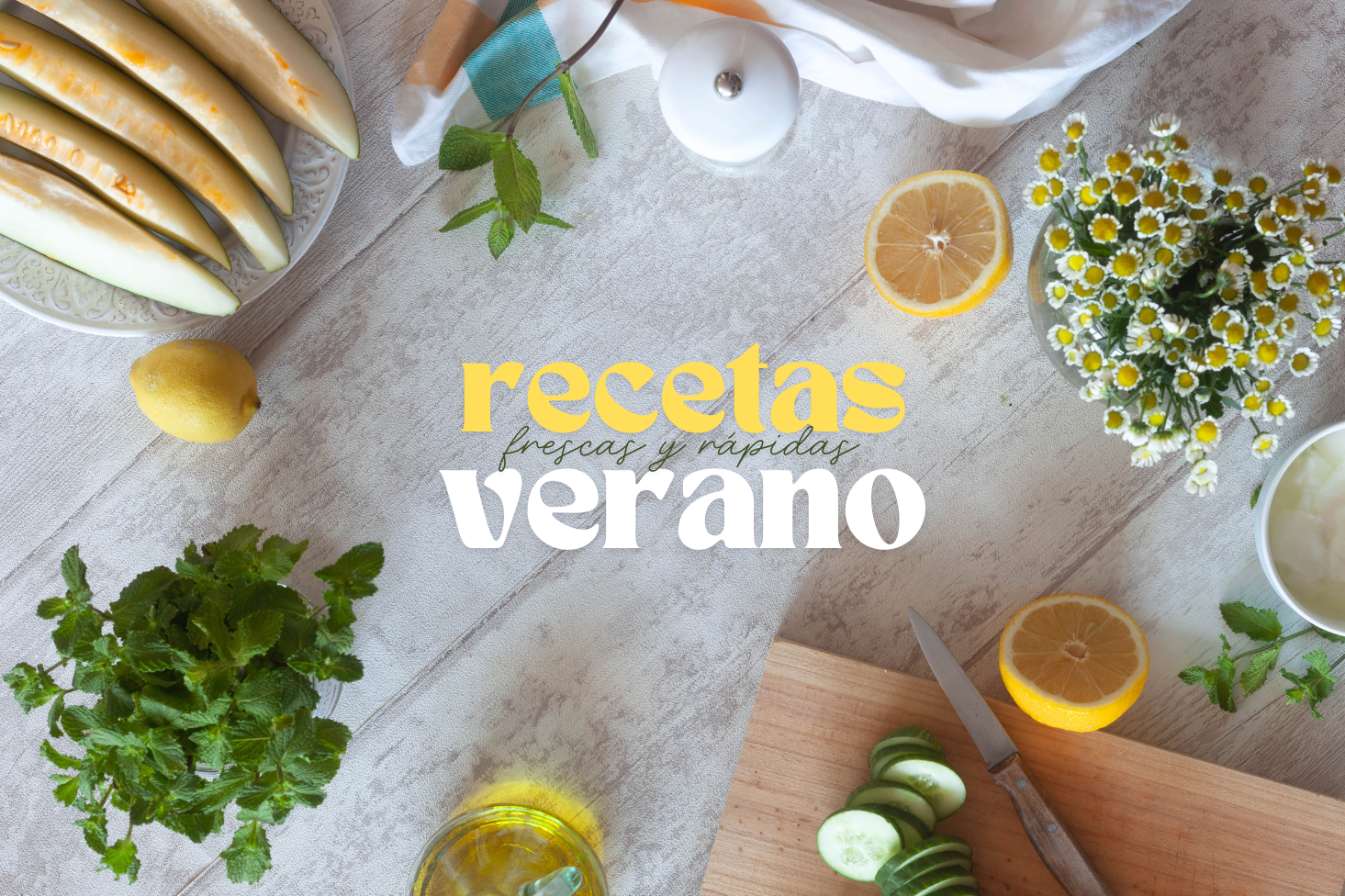 Recetas frescas y rápidas para el verano 🍹☀️