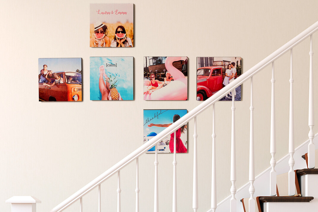 Quatre idées originales pour accrocher des photos au mur