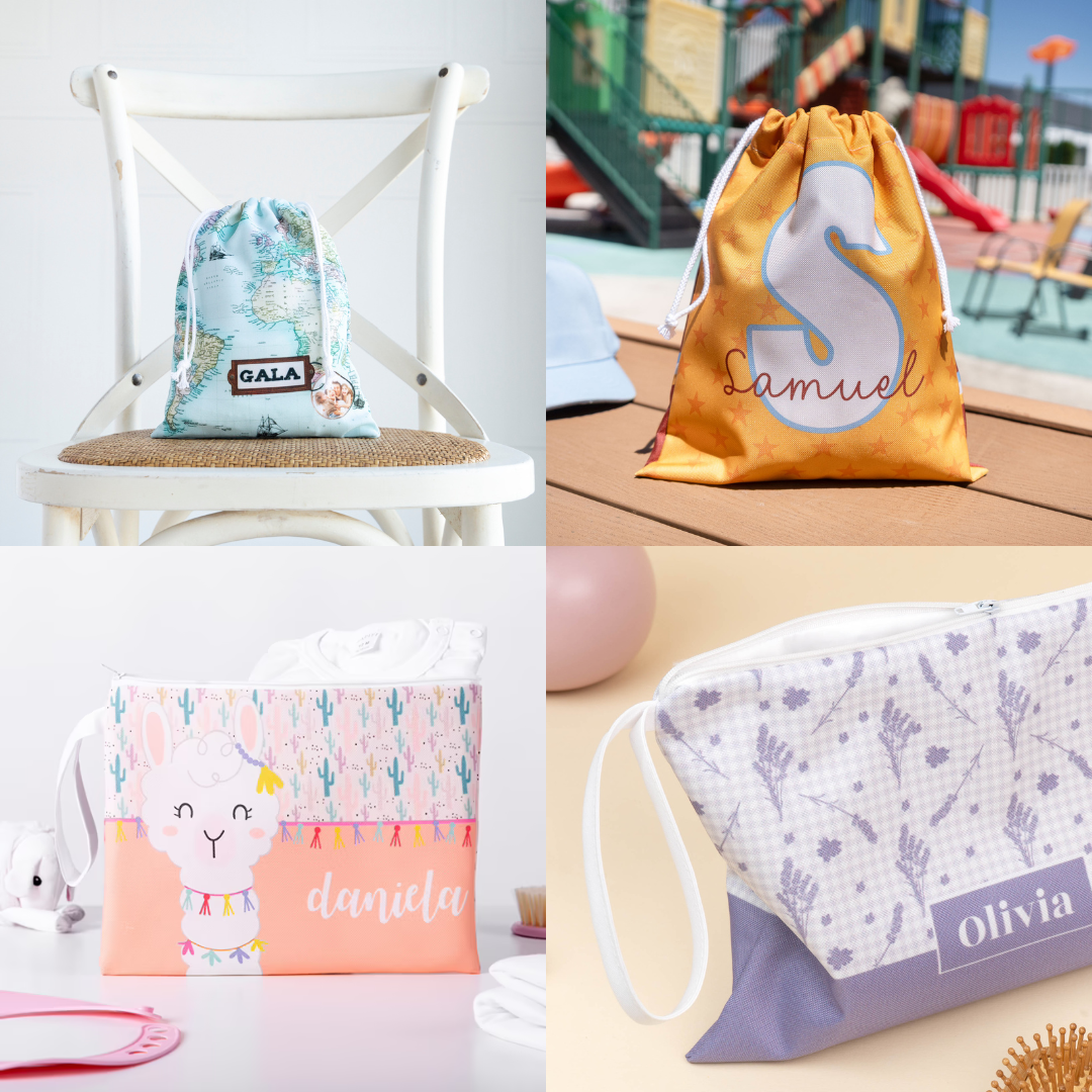 Bolsa de tela y neceser personalizable de Wanapix.es