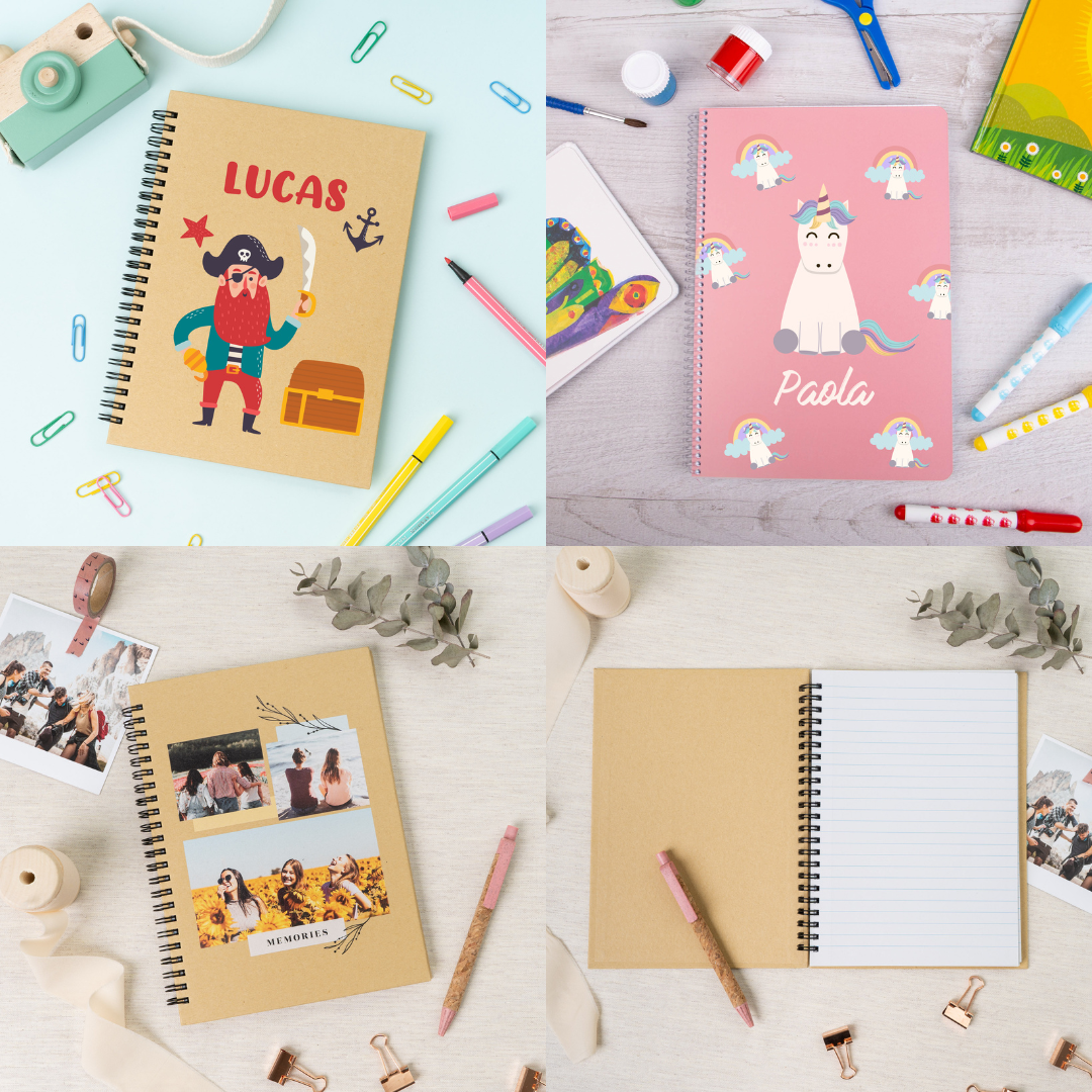 Cuaderno ecológico personalizado de Wanapix.es