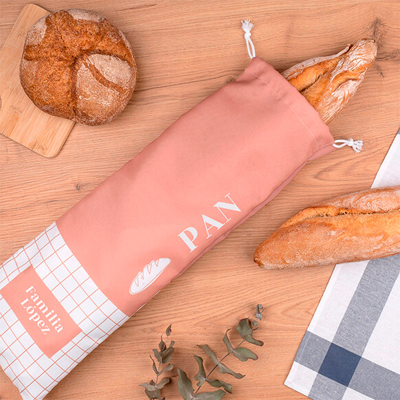 Bolsa De Pan Tela Personalizada bolsa de tela personalizada para guardar el pan