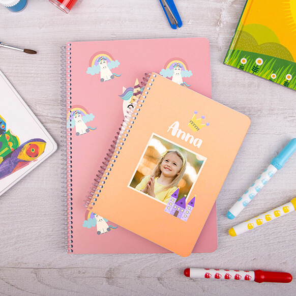 cuadernos personalizados para actividades de verano con niños