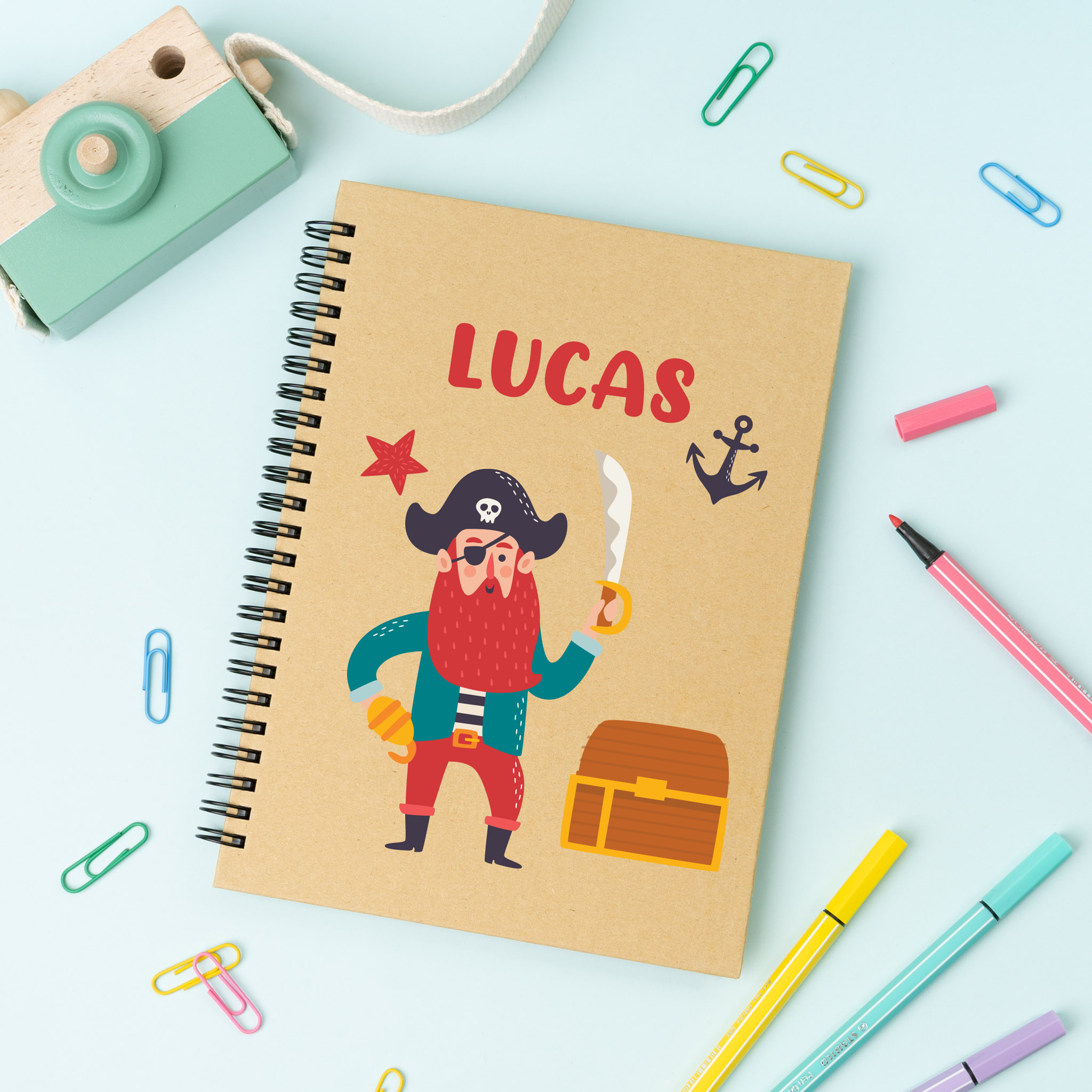 Cuaderno ecológico personalizado de Wanapix.es