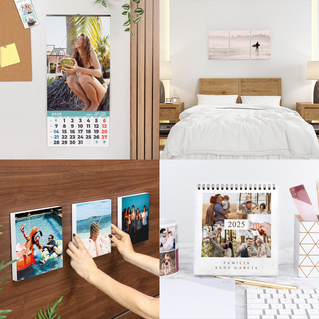 Calendario, tríptico, PrinTile y calendario de mesa personalizados de Wanapix.es