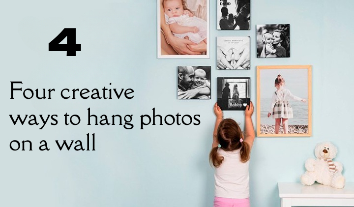 Four creative ways to hang photos on a wall