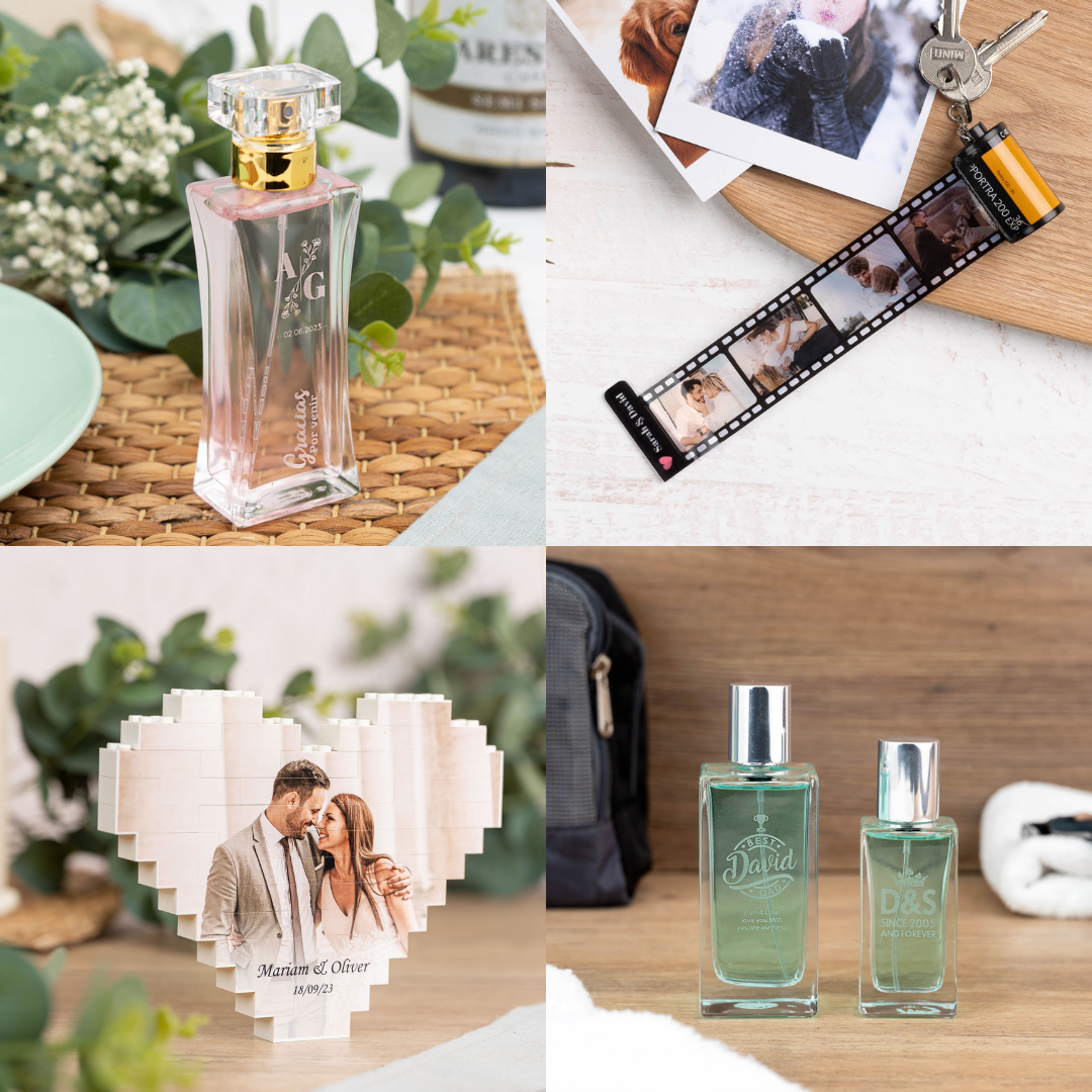 Perfumes, puzzle y llavero personalizados de Wanapix.es
