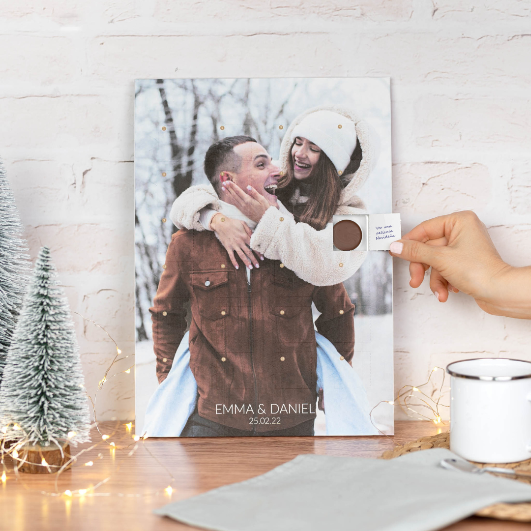 Calendario de Adviento personalizado de Wanapix.es